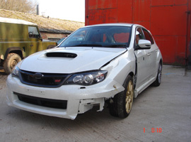 repair of a subaru car
